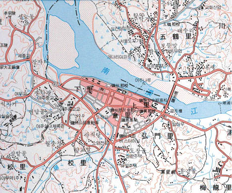 여주읍의 공간구조 변화(1999년) 이미지