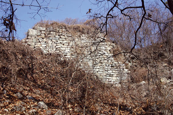 파사성의 옛 성벽 이미지