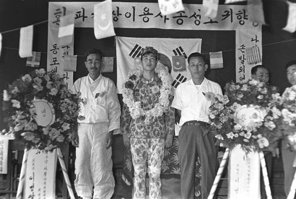 파월 상이용사 귀국환영회 이미지
