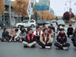 노동자대회에 참석한 한국테트라팩 노조원들