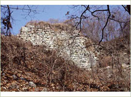 파사성의 옛 성벽